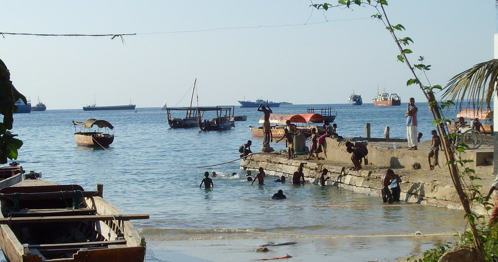 Jetée à Zanzibar